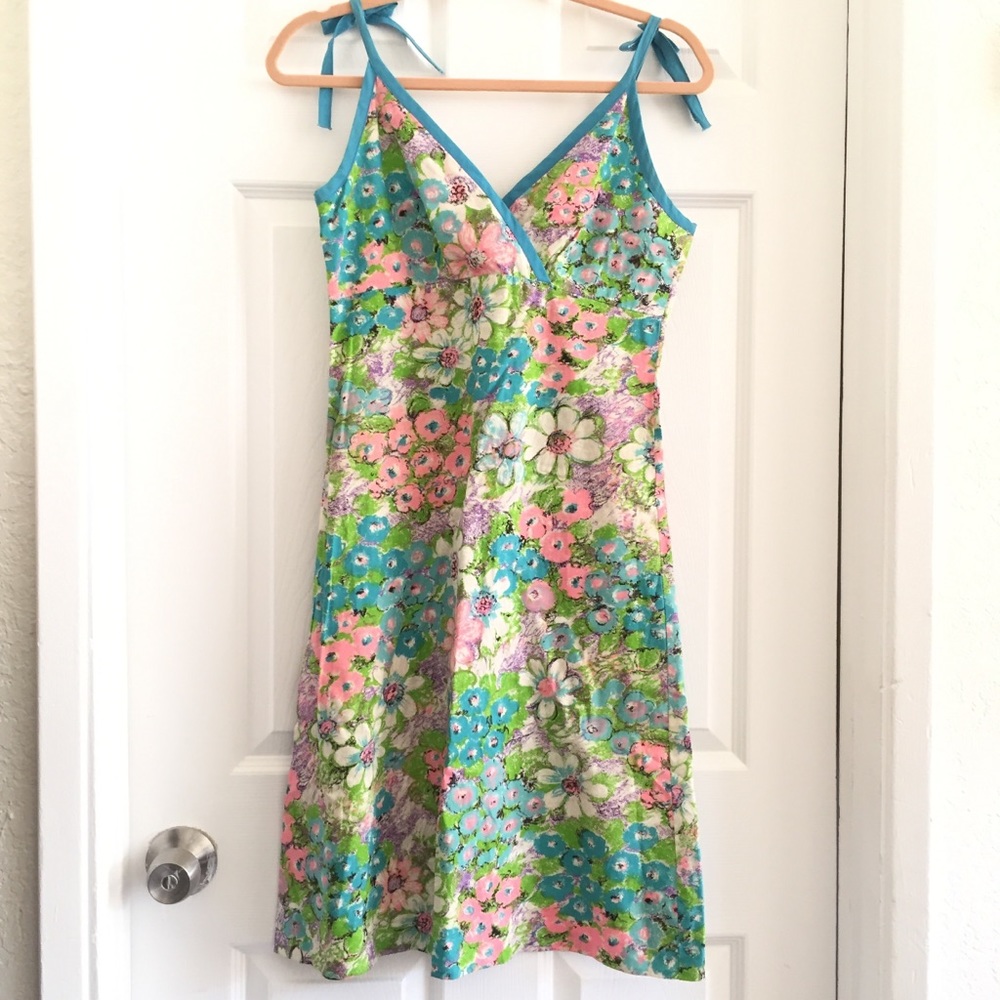 Joan Curtis 70’s Vintage Floral Sundress M